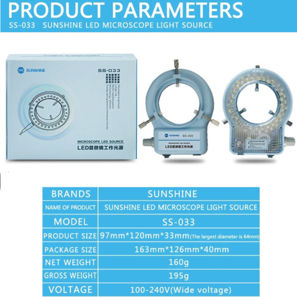 لامپ LED میکروسکوپ Sunshine مدل SS-033