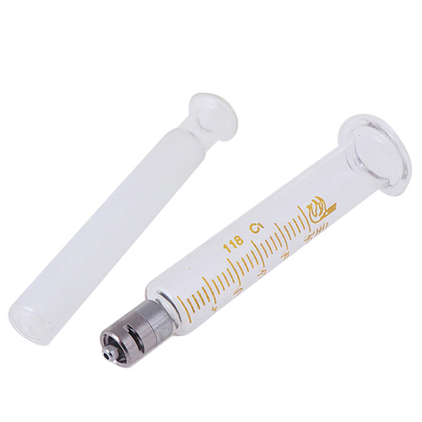سرنگ شیشه ای سر فلزی 5ml