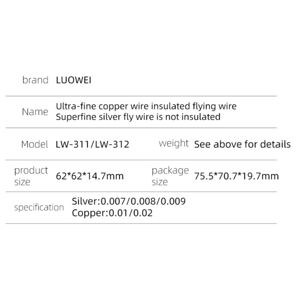 سیم سیمکشی LW-311 برند Luowei