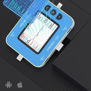 تستر و آنالایزر شارژ درگاه Lightning و Type C برند JC مدل CD01