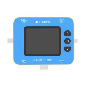 تستر و آنالایزر شارژ درگاه Lightning و Type C برند JC مدل CD01