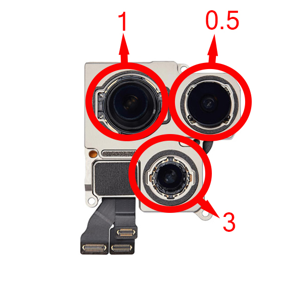 آینه دوربین 3X آیفون 15Pro