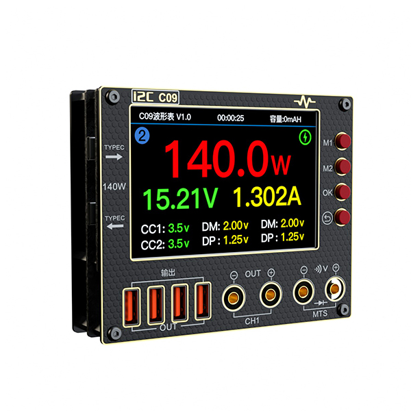 تستر دیجیتال جریان و مولتیمتر C09 برند i2C