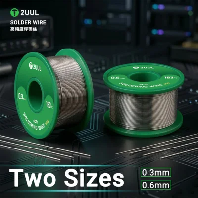 سیم لحیم 183 سایز 0.3mm برند 2UUL
